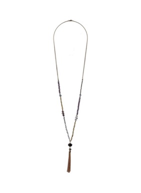 Beaded lariat necklace 2